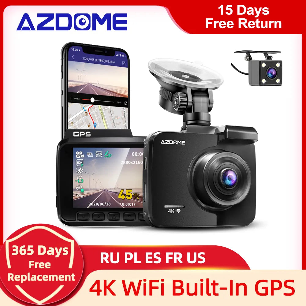 AZDOME UltraVision 4K Dash Cam