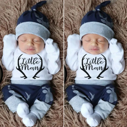 Little Man Outfit 3 Piece Clothes Set