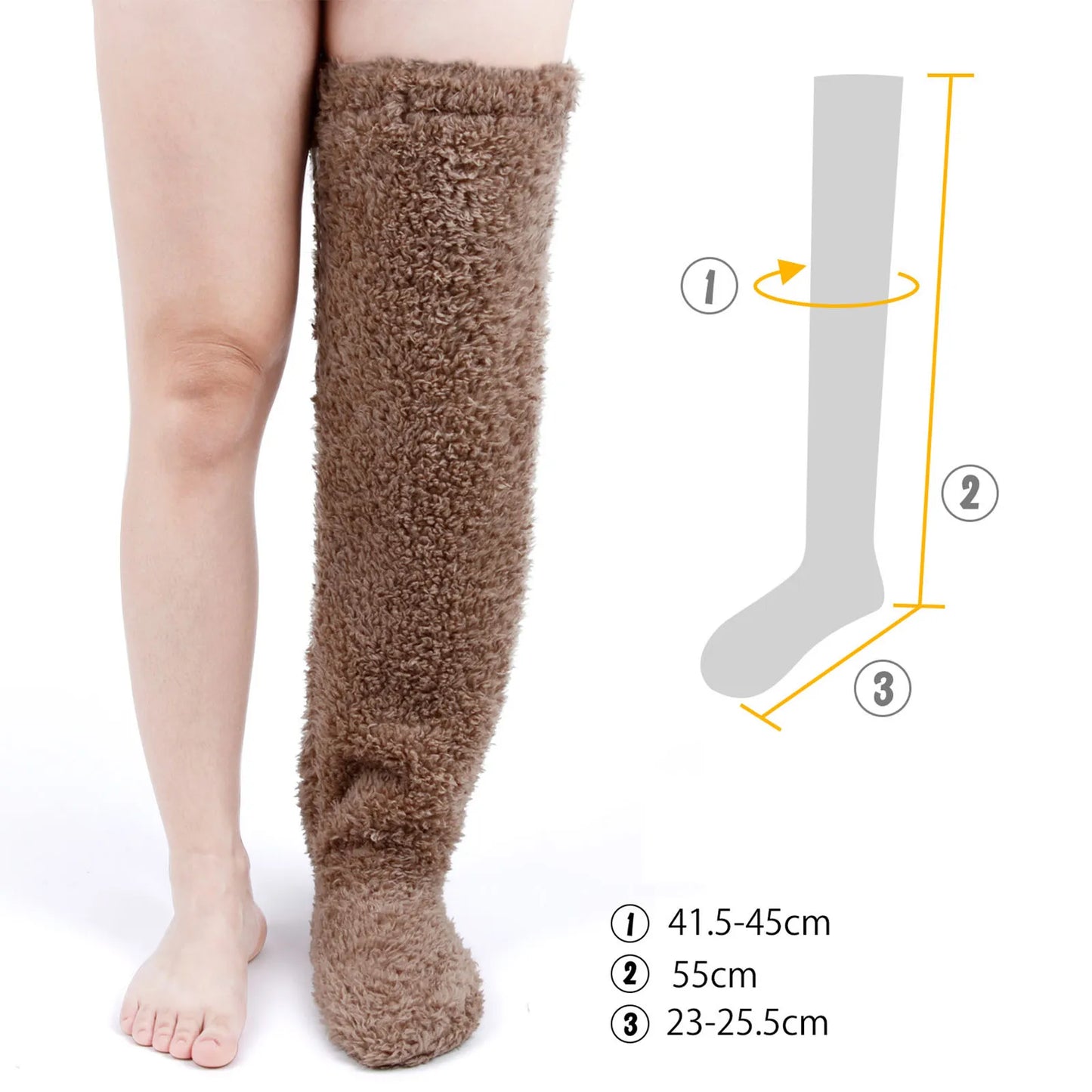 CozyChic Thigh-High Plush Warmers