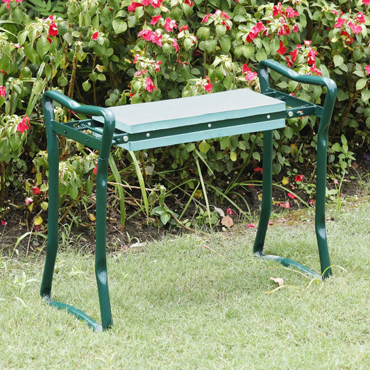 Multifunctional Kneeler & Stool with Tool Pouch