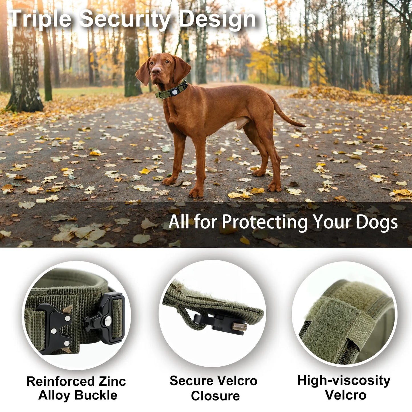 Tactical Tracker Dog Collar